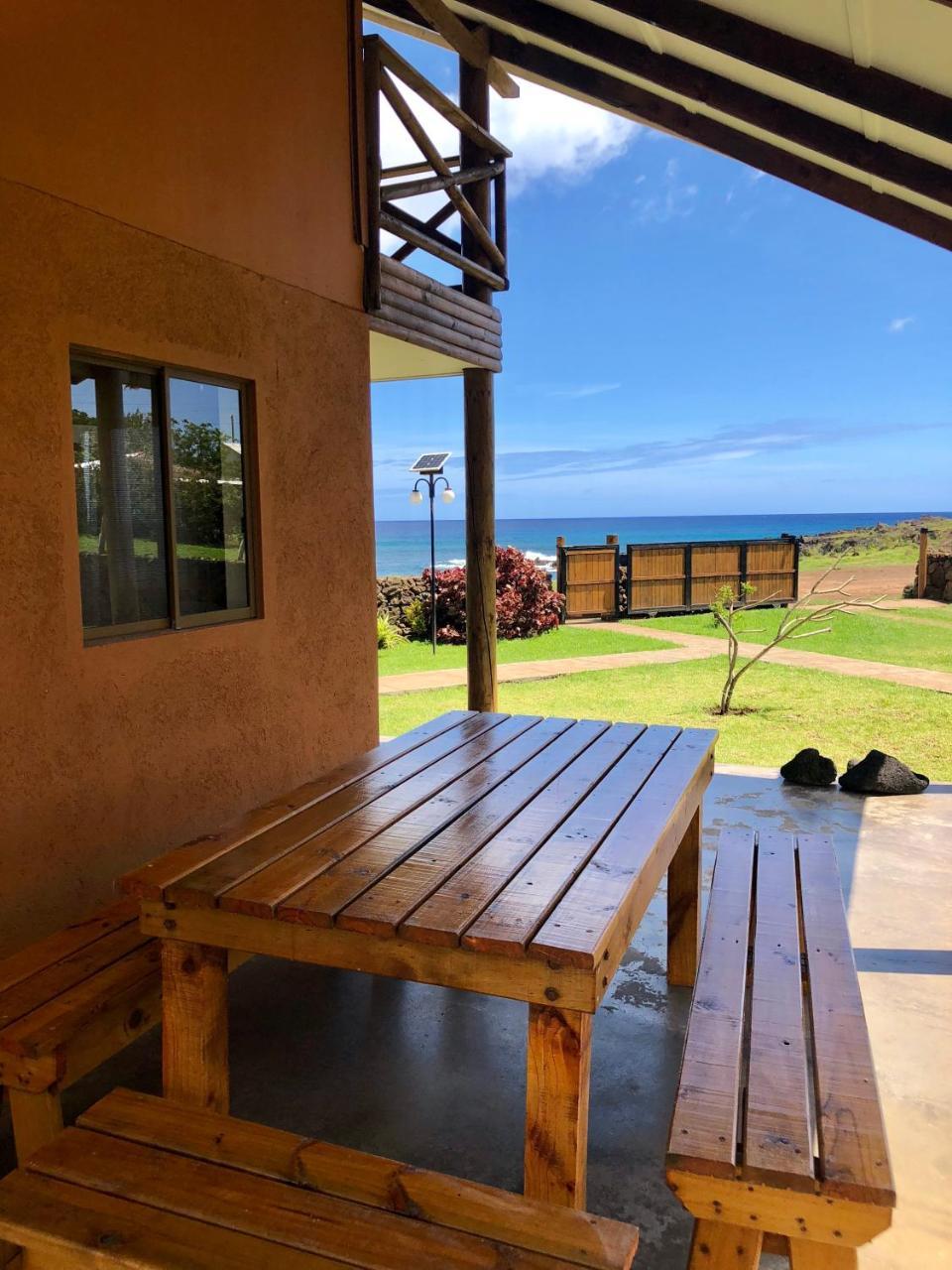 Villa Cabanas Anavai Rapa Nui Hanga Roa Exterior foto